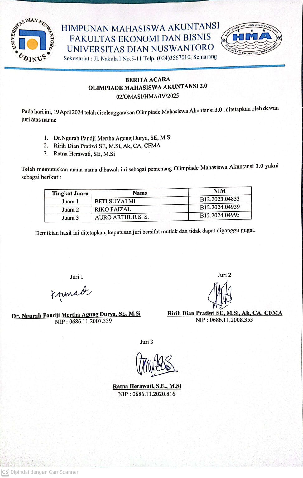 Olimpiade Mahsiswa Akuntansi